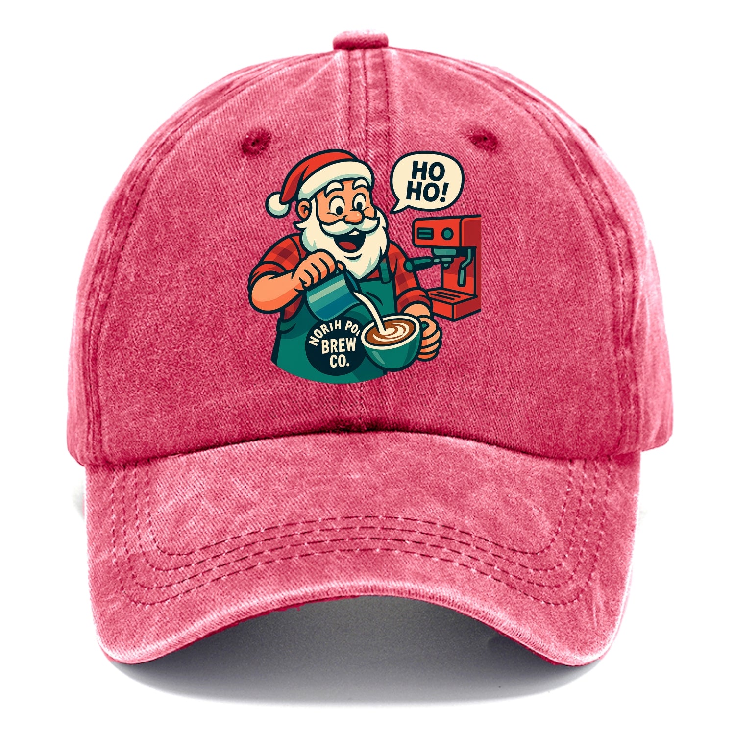 Santa Barista - Classic Cap - Pomegranate Blush(Pink)
