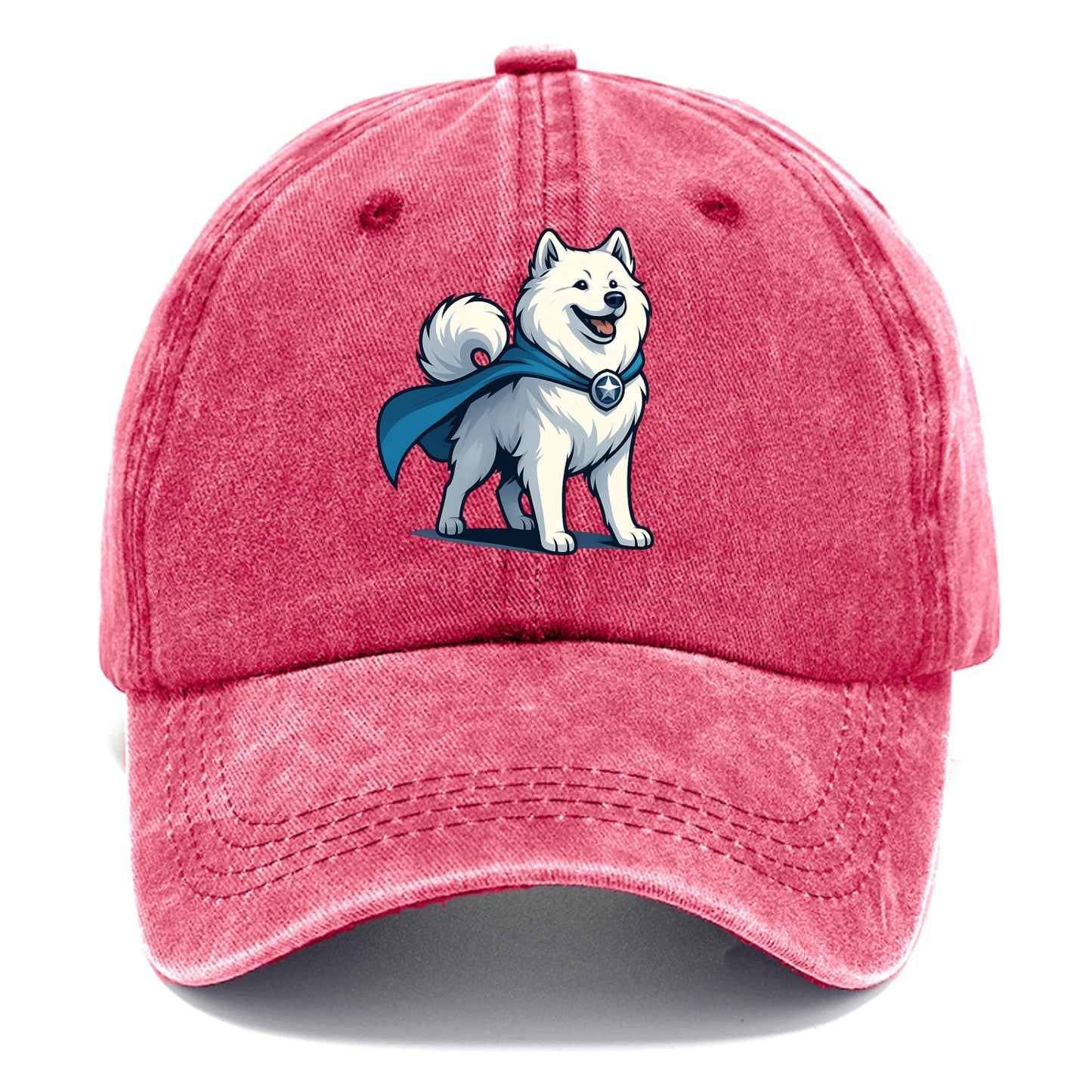 Samoyed Winter Hero  - Classic Cap - Pomegranate Blush(Pink)