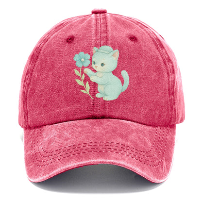 Aqua Kitten - Classic Cap - Pomegranate Blush(Pink)