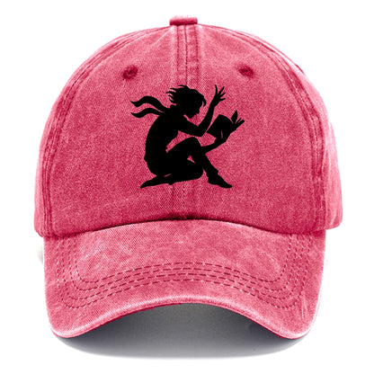 Reader lost in book moment - Classic Cap - Pomegranate Blush(Pink)
