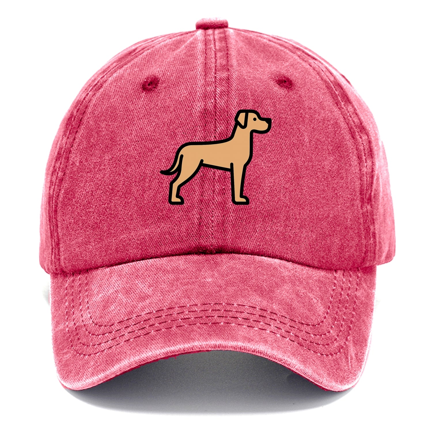 Great Dane - Fawn colored flat side profile - Classic Cap - Pomegranate Blush(Pink)