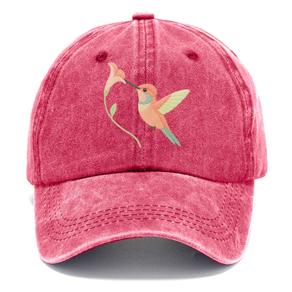 Coral Hummingbird - Classic Cap - Pomegranate Blush(Pink)