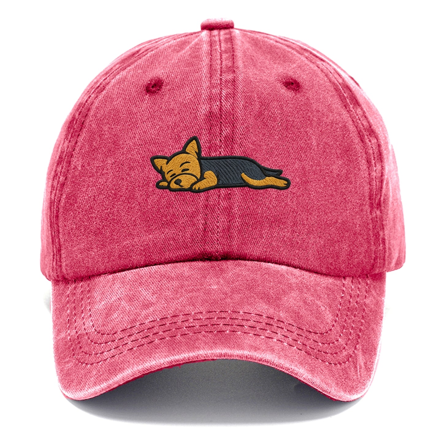 Yorkshire Terrier - Blue and tan fully r Classic Cap - Pomegranate Blush(Pink)