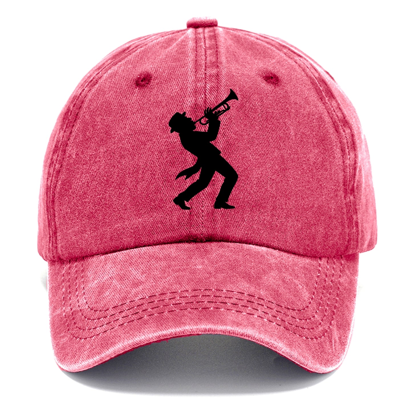 Trumpet player hitting high note - Classic Cap - Pomegranate Blush(Pink)
