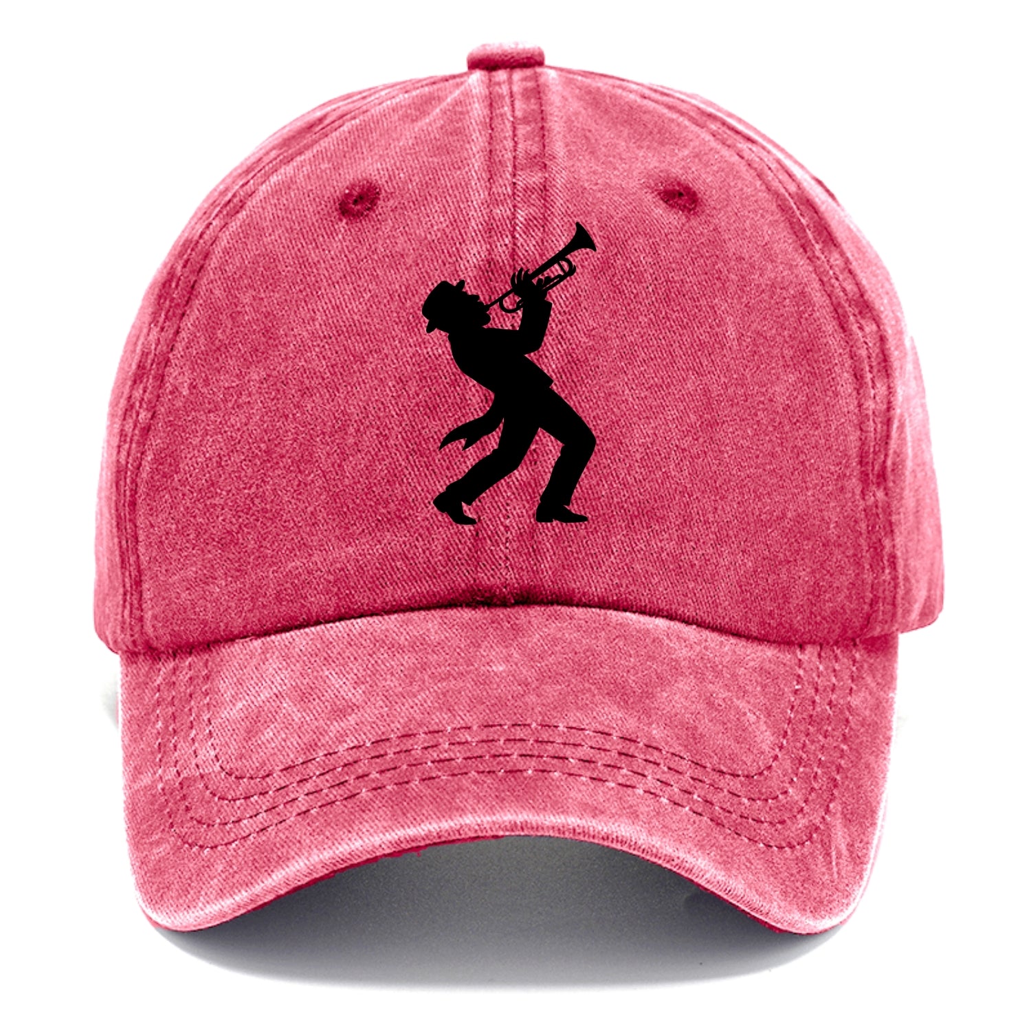 Trumpet player hitting high note - Classic Cap - Pomegranate Blush(Pink)