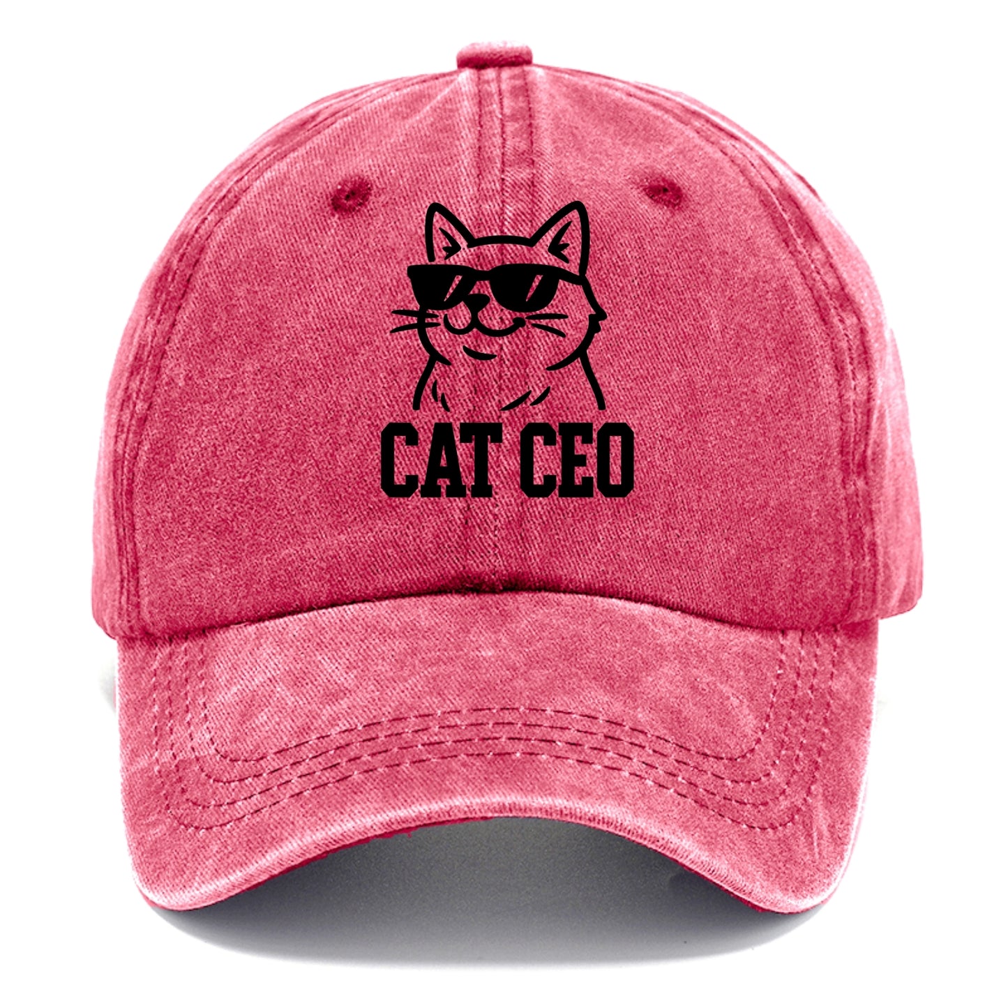 CEO Cat Boss - Classic Cap - Pomegranate Blush(Pink)