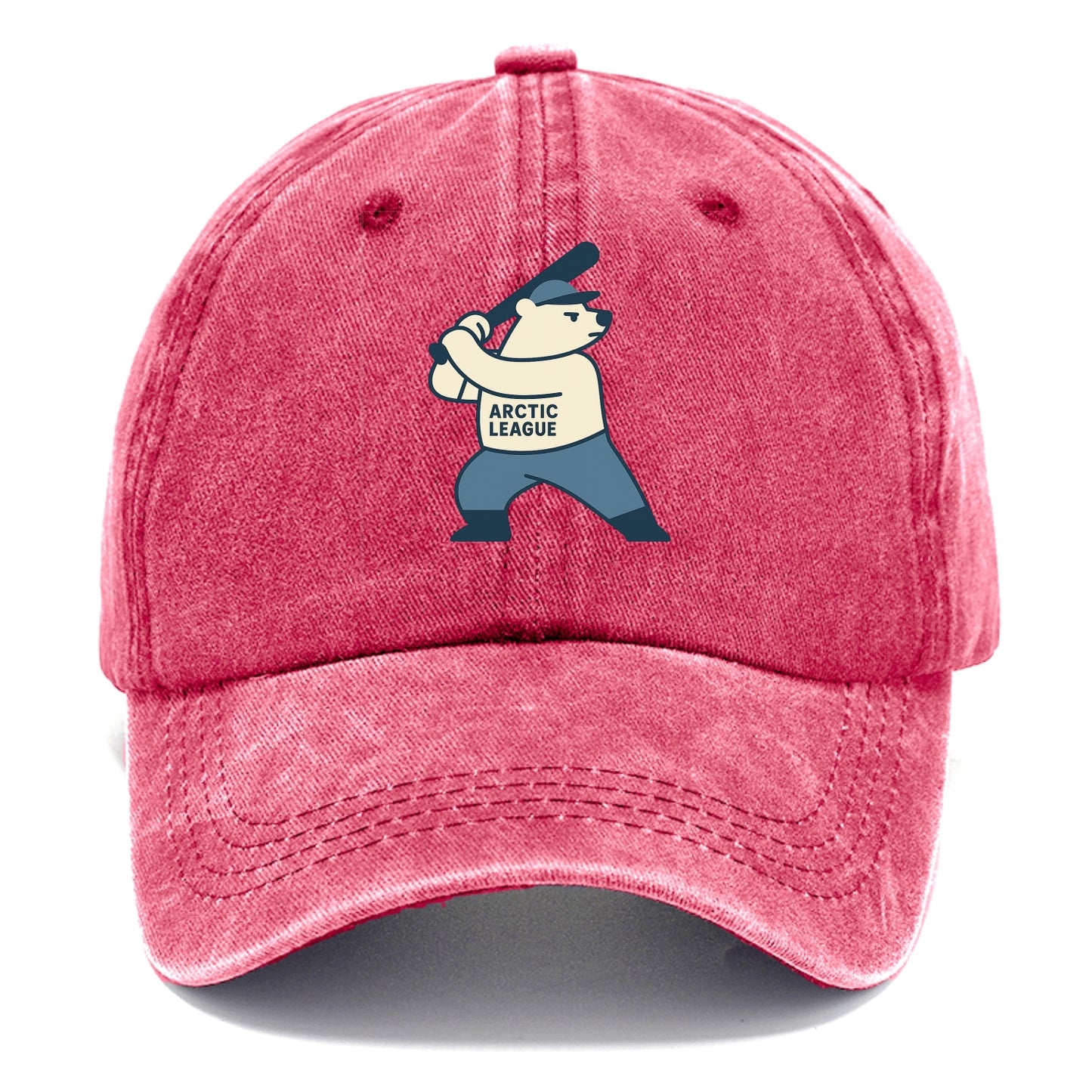 Polar Bear Baseball MVP - Classic Cap - Pomegranate Blush(Pink)