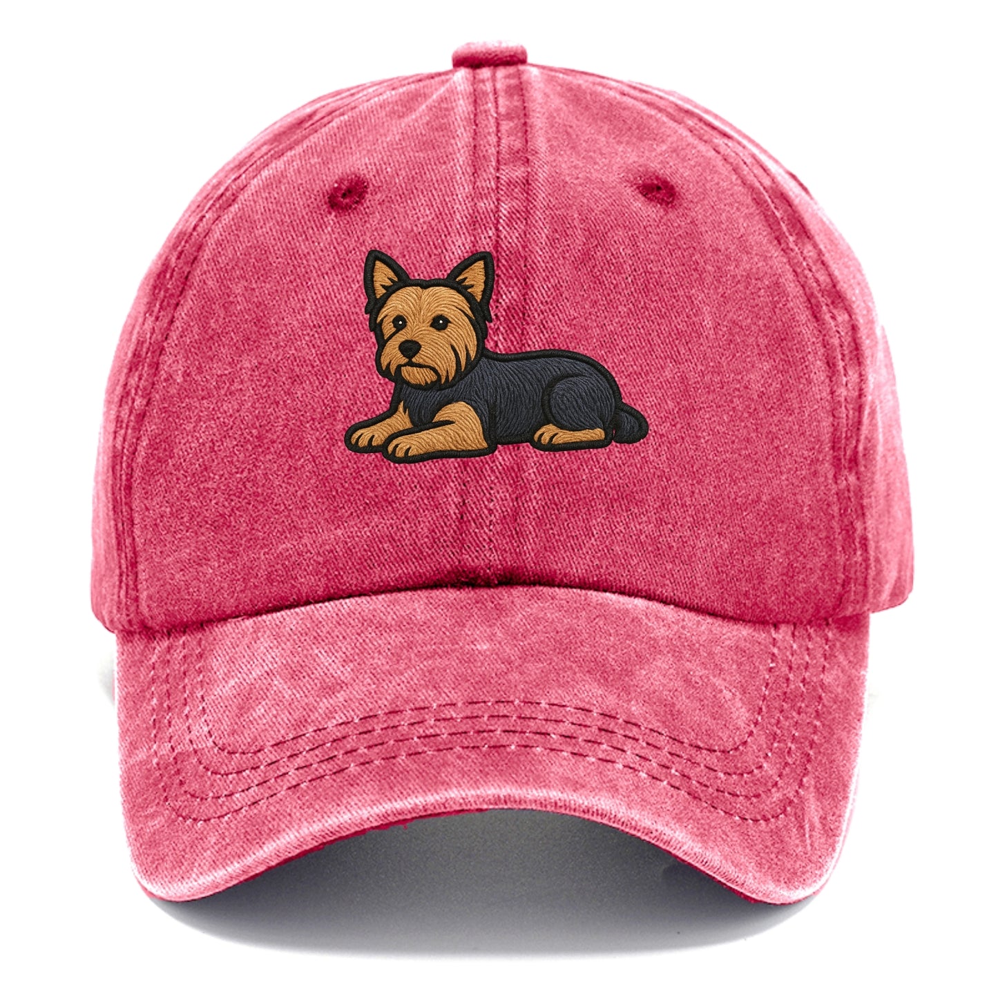Yorkshire Terrier - Blue and tan relaxed Classic Cap - Pomegranate Blush(Pink)
