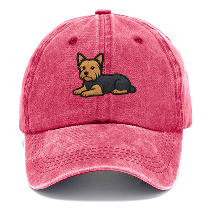 Yorkshire Terrier - Blue and tan relaxed Classic Cap - Pomegranate Blush(Pink)