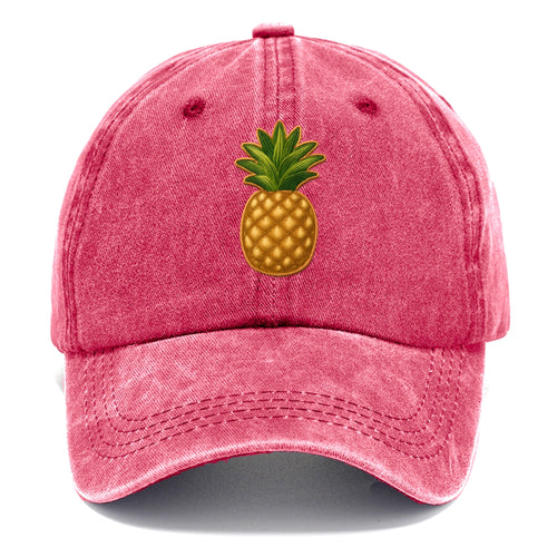 PINEAPPLE CROWN - tropical fruit in yellow and green , hospitality - Classic Cap