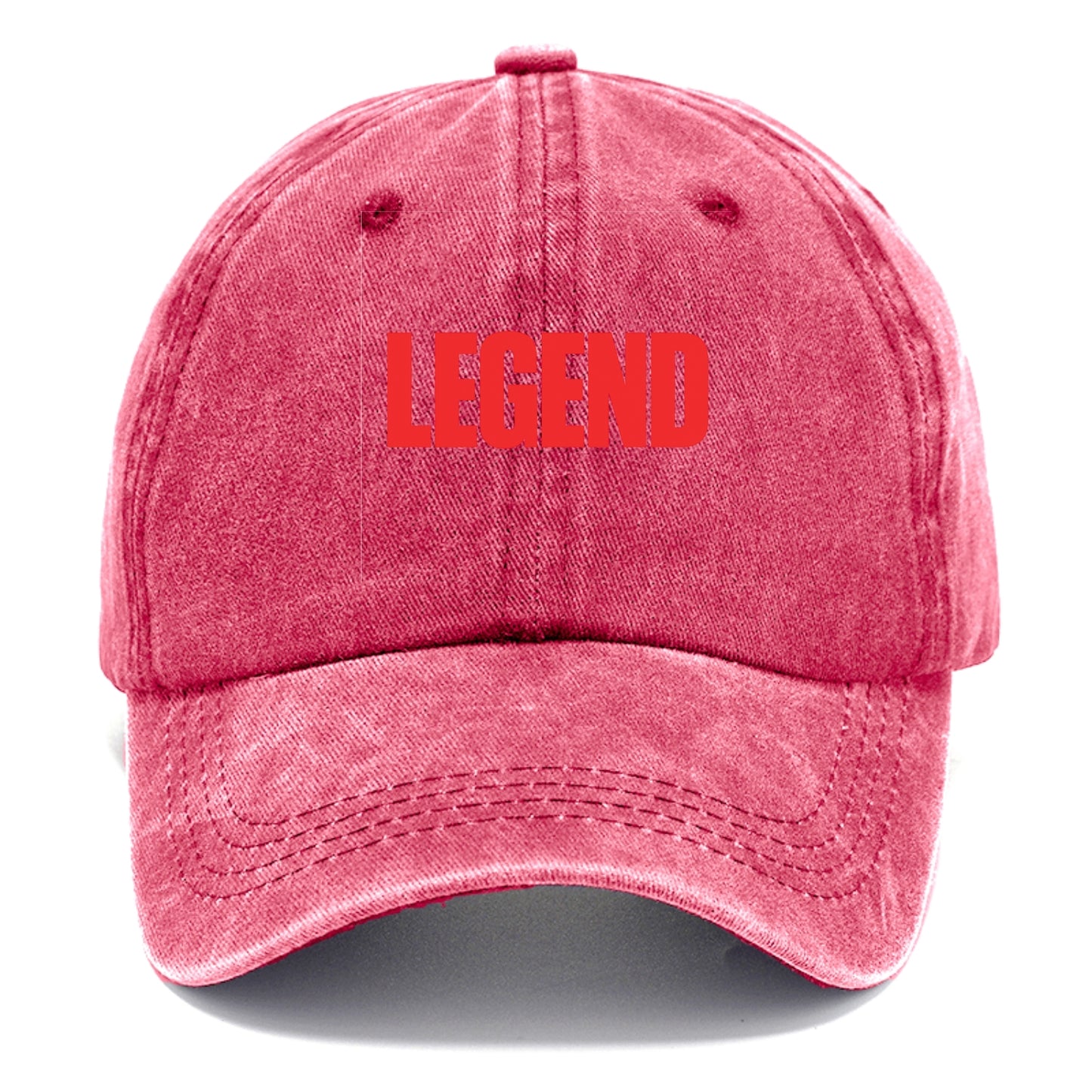 Bold typography design - "LEGEND" - remarkable person, iconic status - Classic Cap - Pomegranate Blush(Pink)