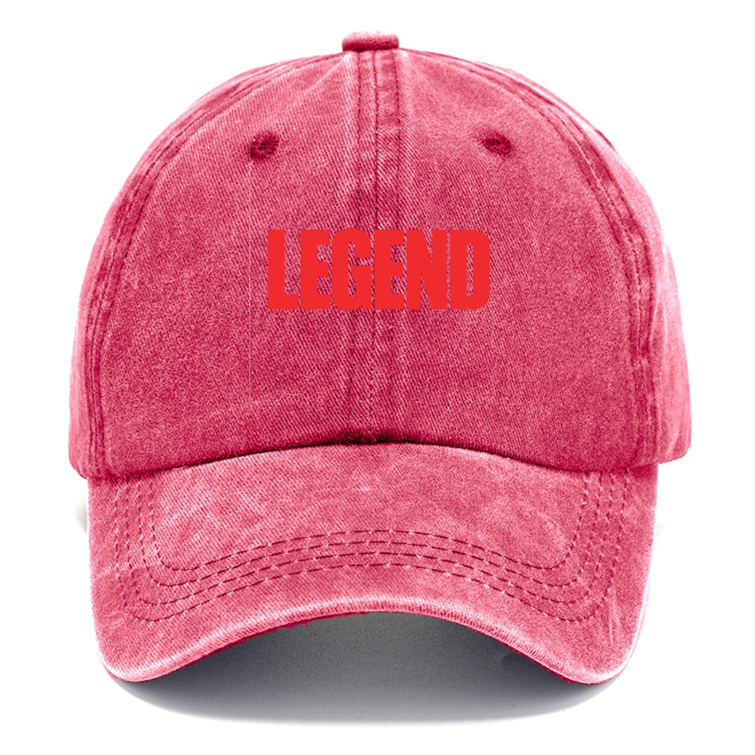 Bold typography design - "LEGEND" - remarkable person, iconic status - Classic Cap - Pomegranate Blush(Pink)
