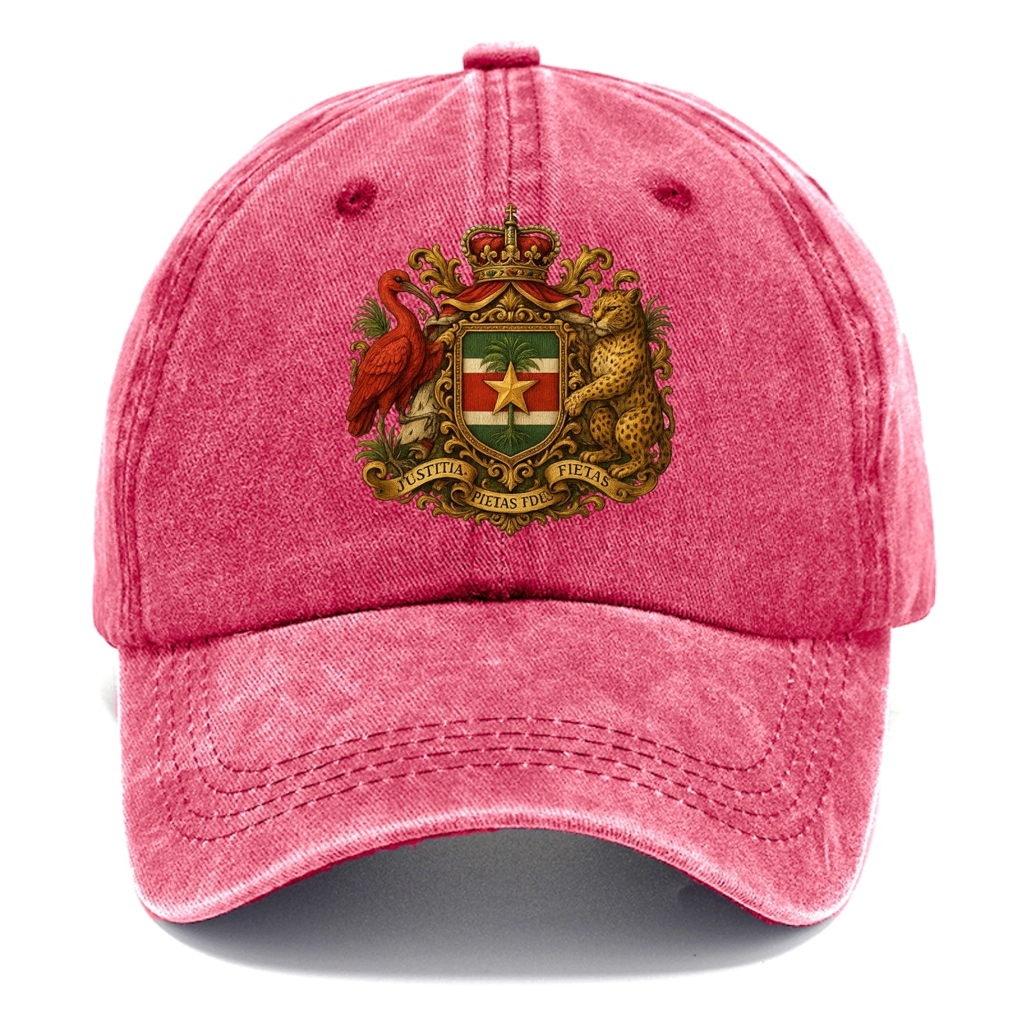 Suriname Star Emblem  - Classic Cap - Pomegranate Blush(Pink)