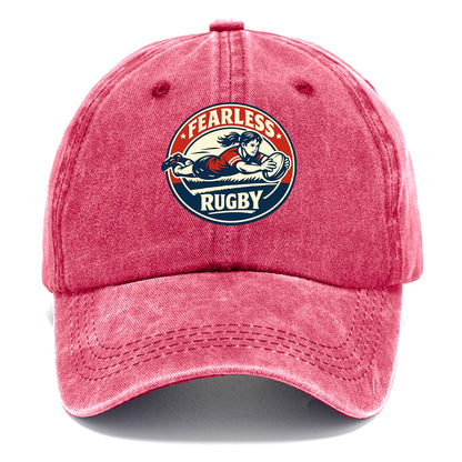 Fearless Try Scorer Emblem - Classic Cap - Pomegranate Blush(Pink)