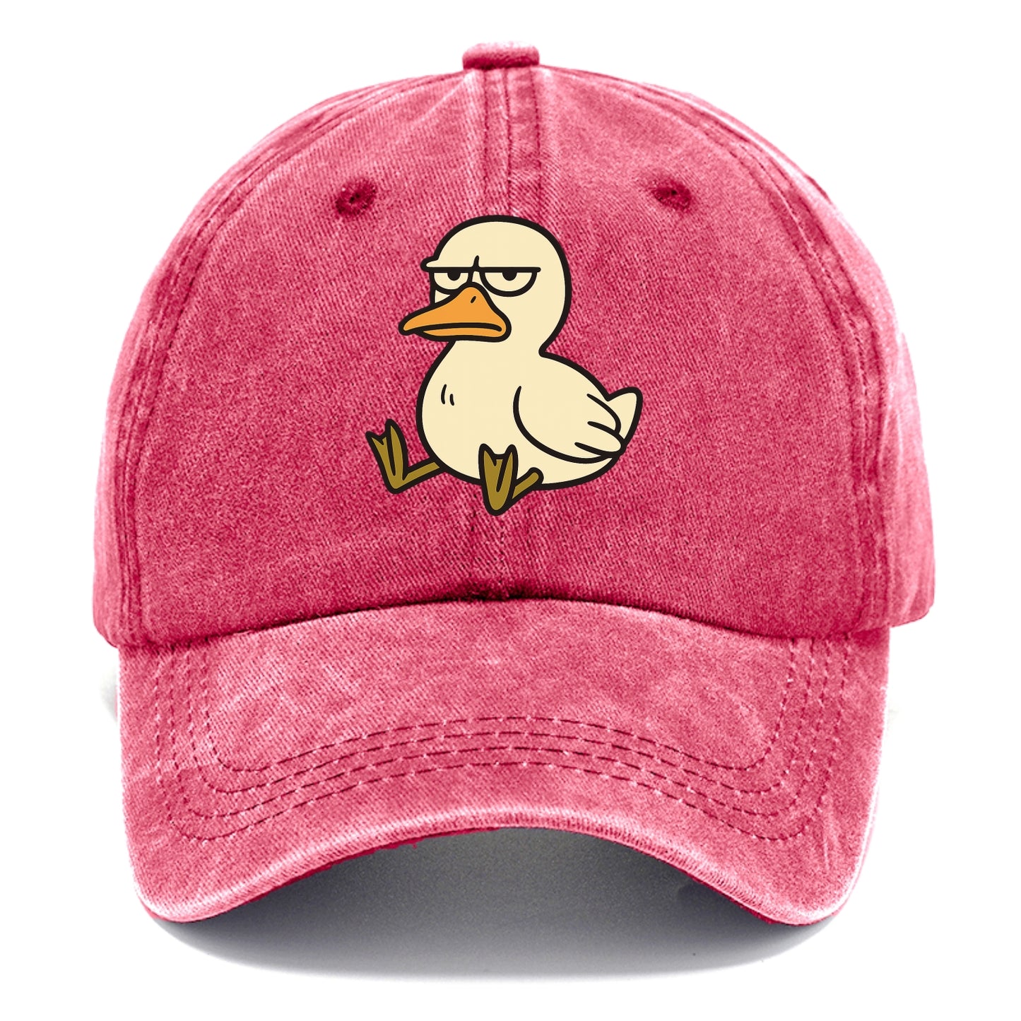 The Duck Judging Silently - Classic Cap - Pomegranate Blush(Pink)