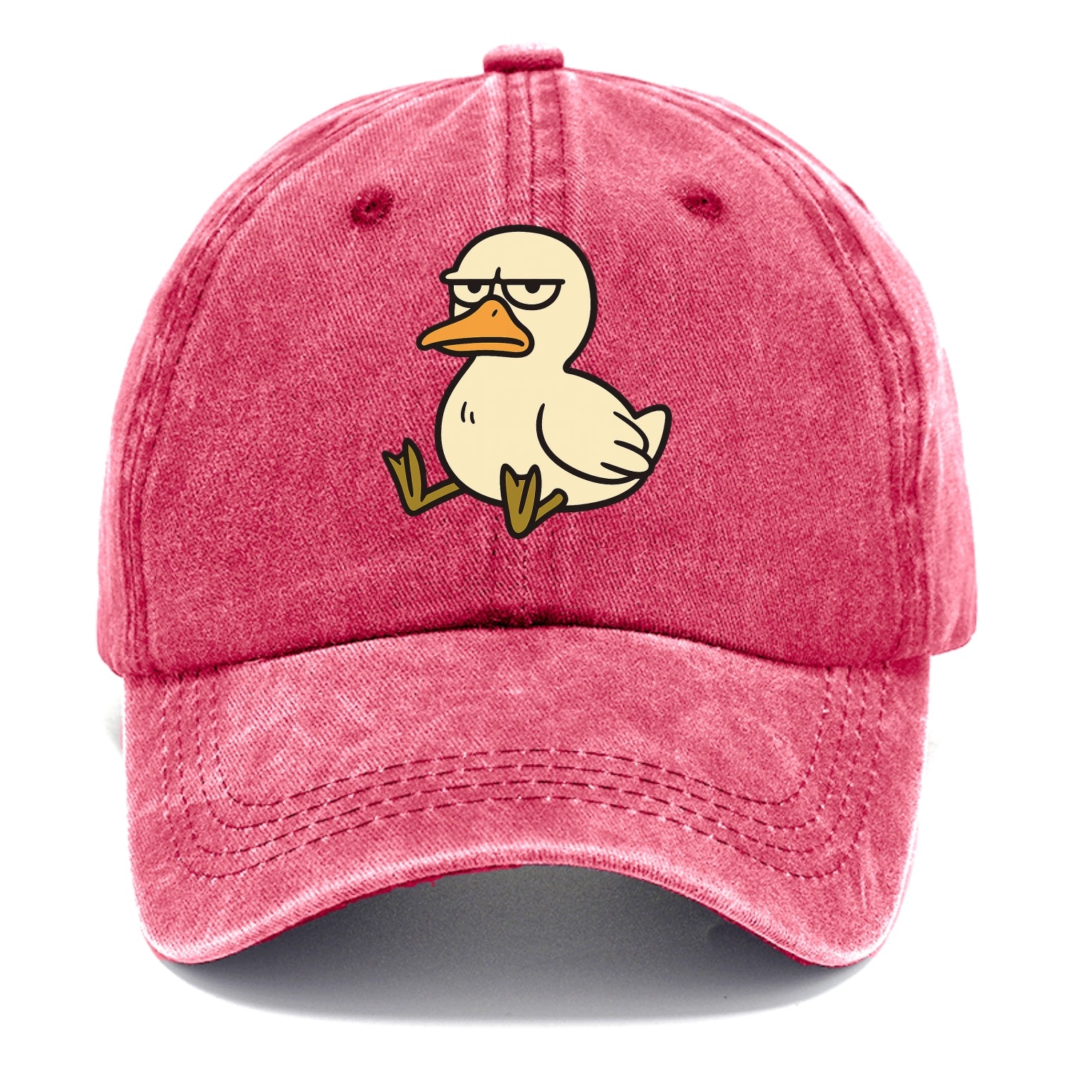 The Duck Judging Silently - Classic Cap - Pomegranate Blush(Pink)
