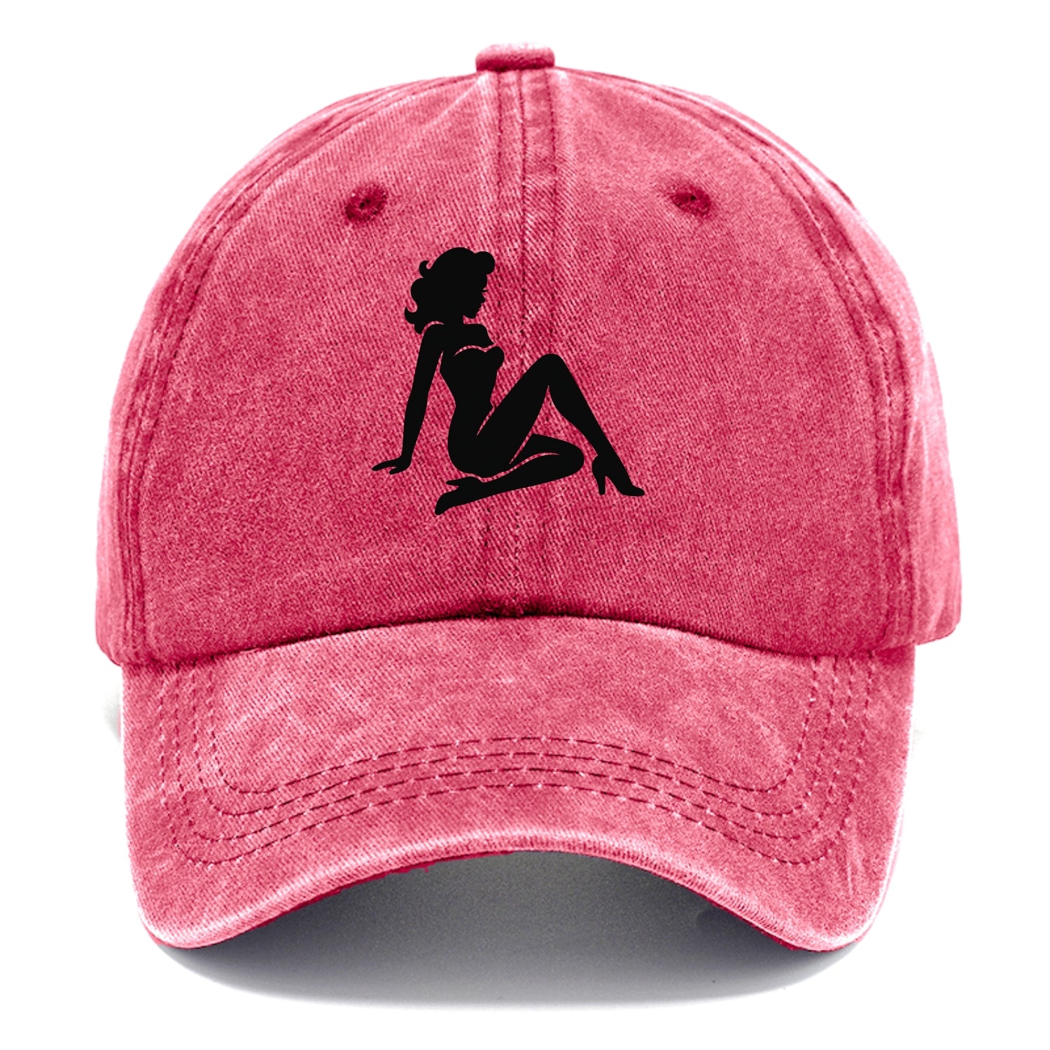 Pin-up girl classic pose - Classic Cap - Pomegranate Blush(Pink)