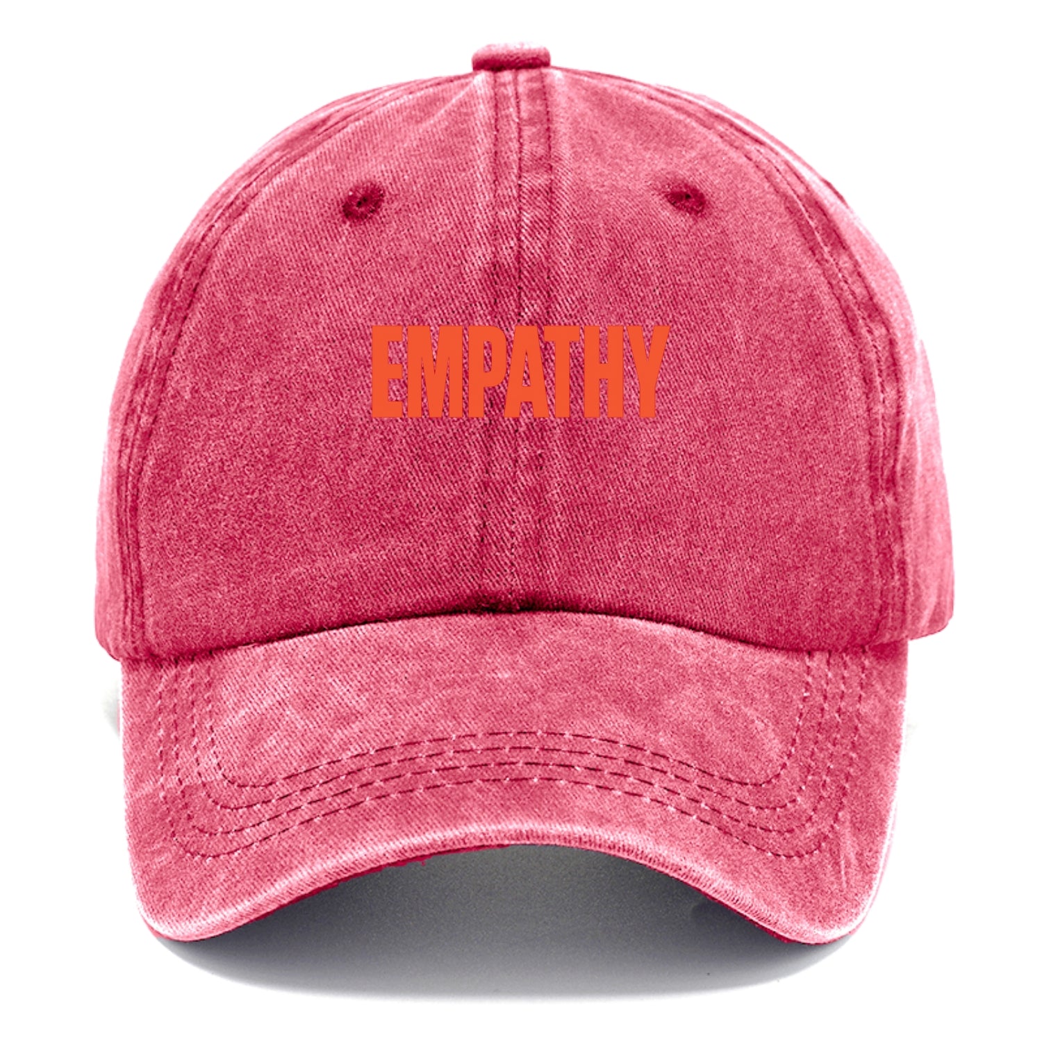 Bold typography design - "EMPATHY" - understanding others, emotional connection - Classic Cap - Pomegranate Blush(Pink)