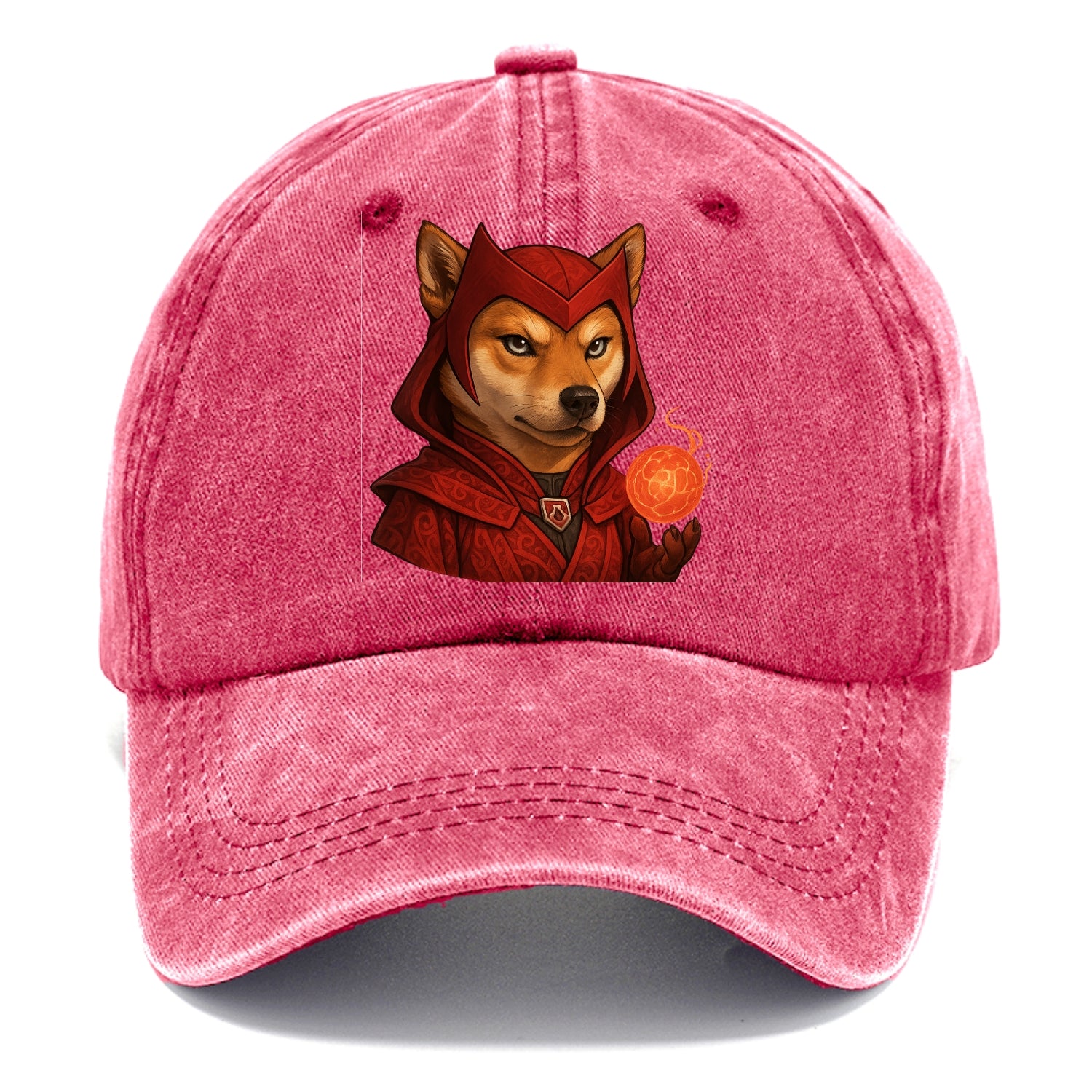Shiba Inu Scarlet Witch  - Classic Cap - Pomegranate Blush(Pink)