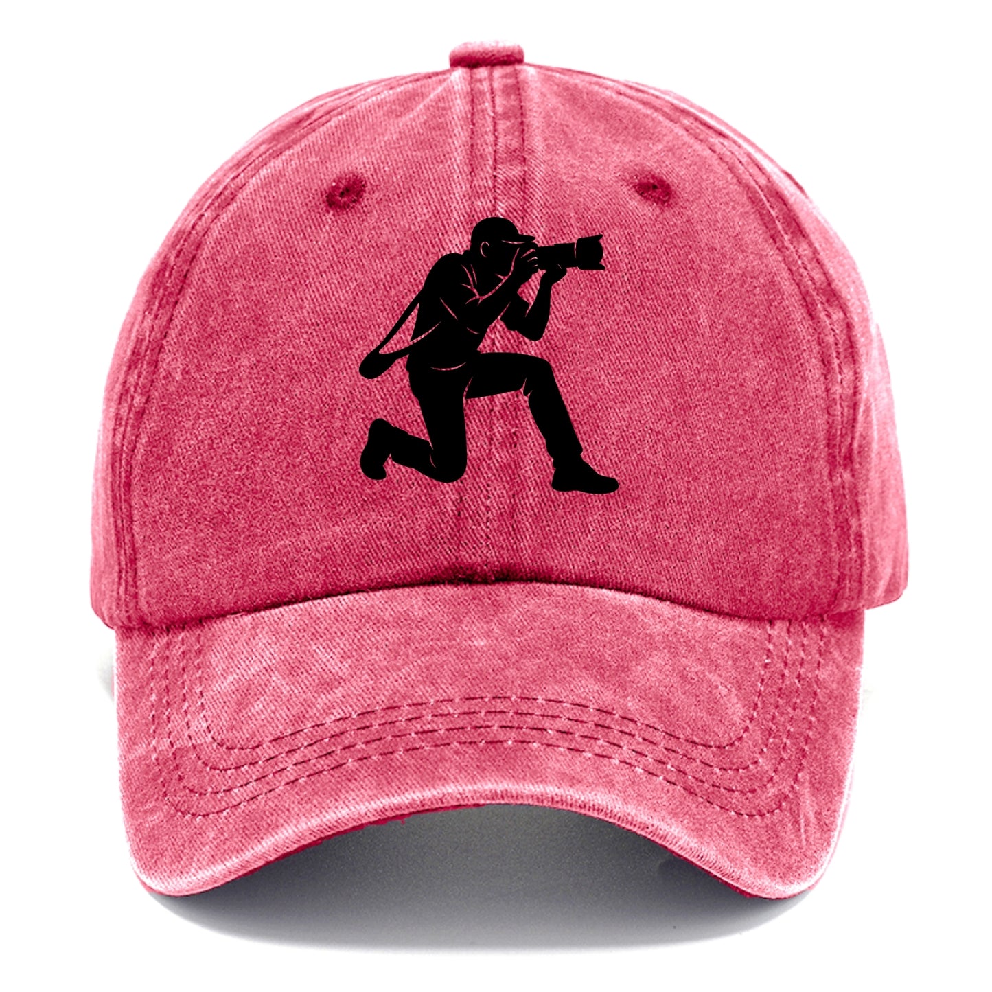 Photographer capturing perfect shot - Classic Cap - Pomegranate Blush(Pink)