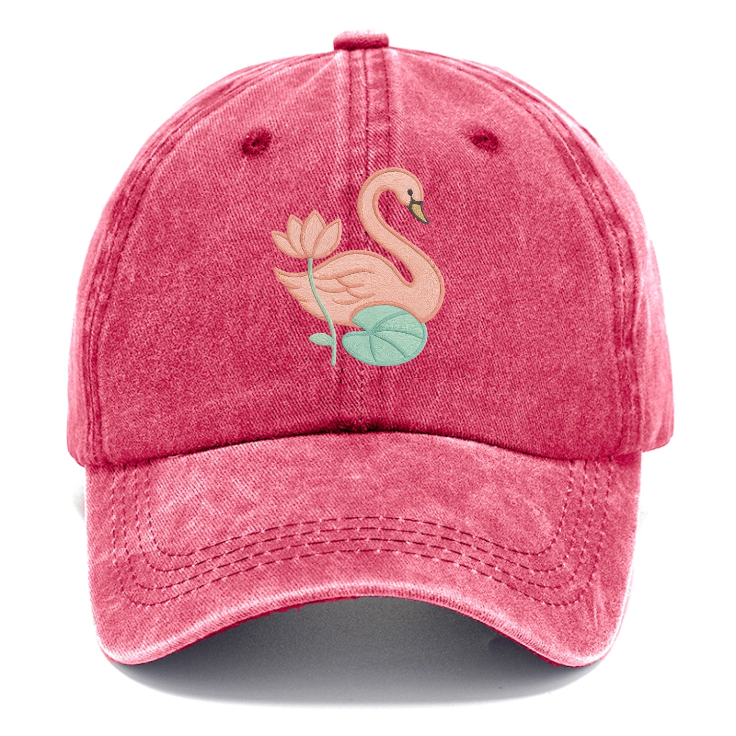 Coral Swan - Classic Cap - Pomegranate Blush(Pink)
