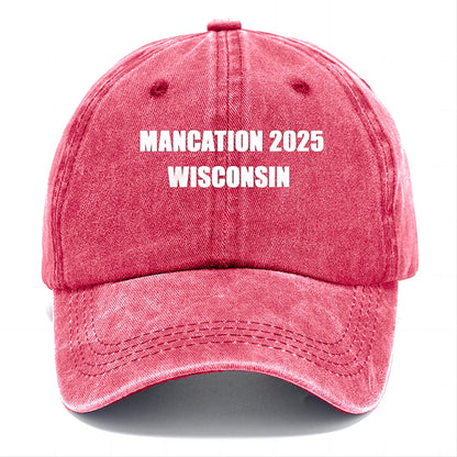 Gorra clásica de Wisconsin Mancation 2025