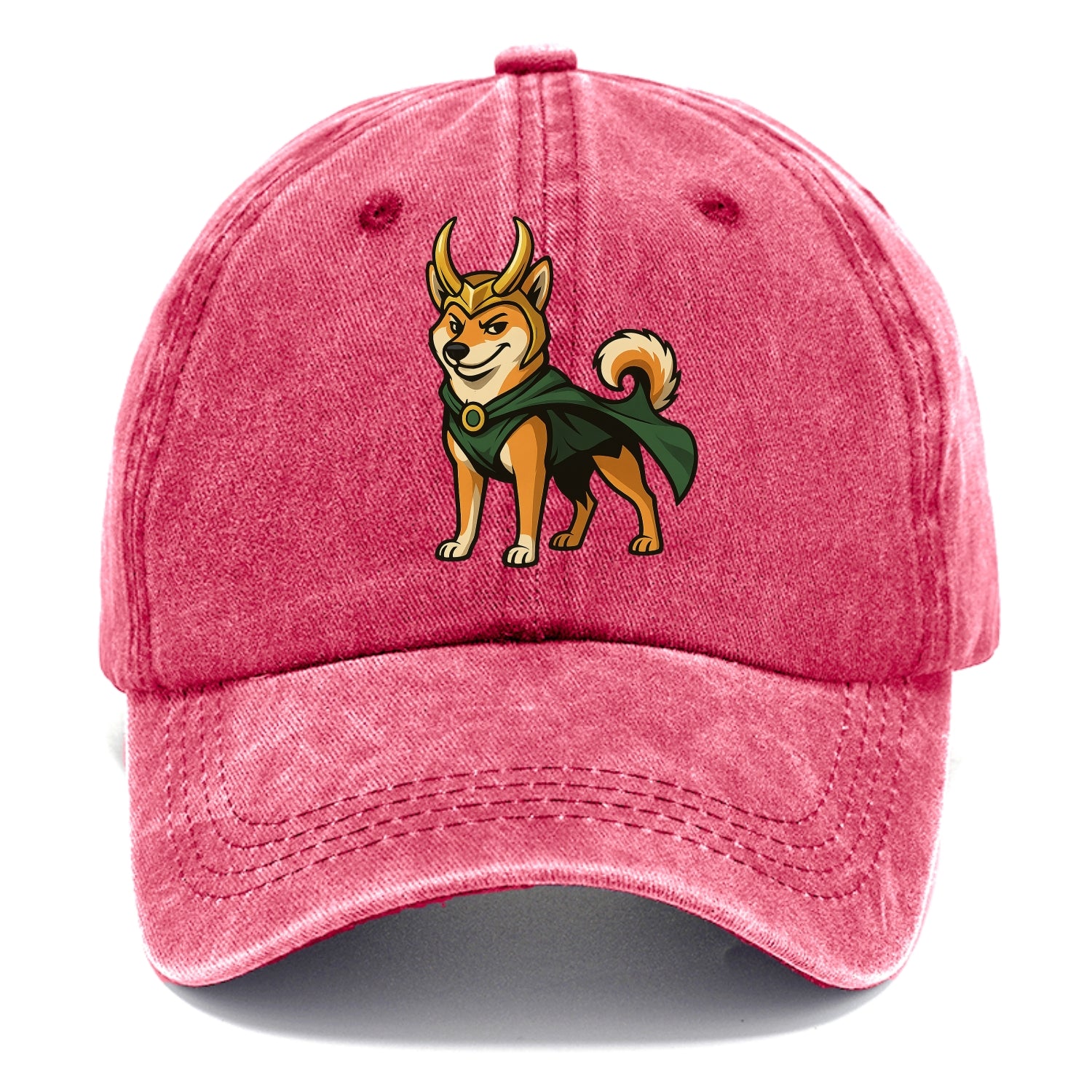 Shiba Inu Loki  - Classic Cap - Pomegranate Blush(Pink)