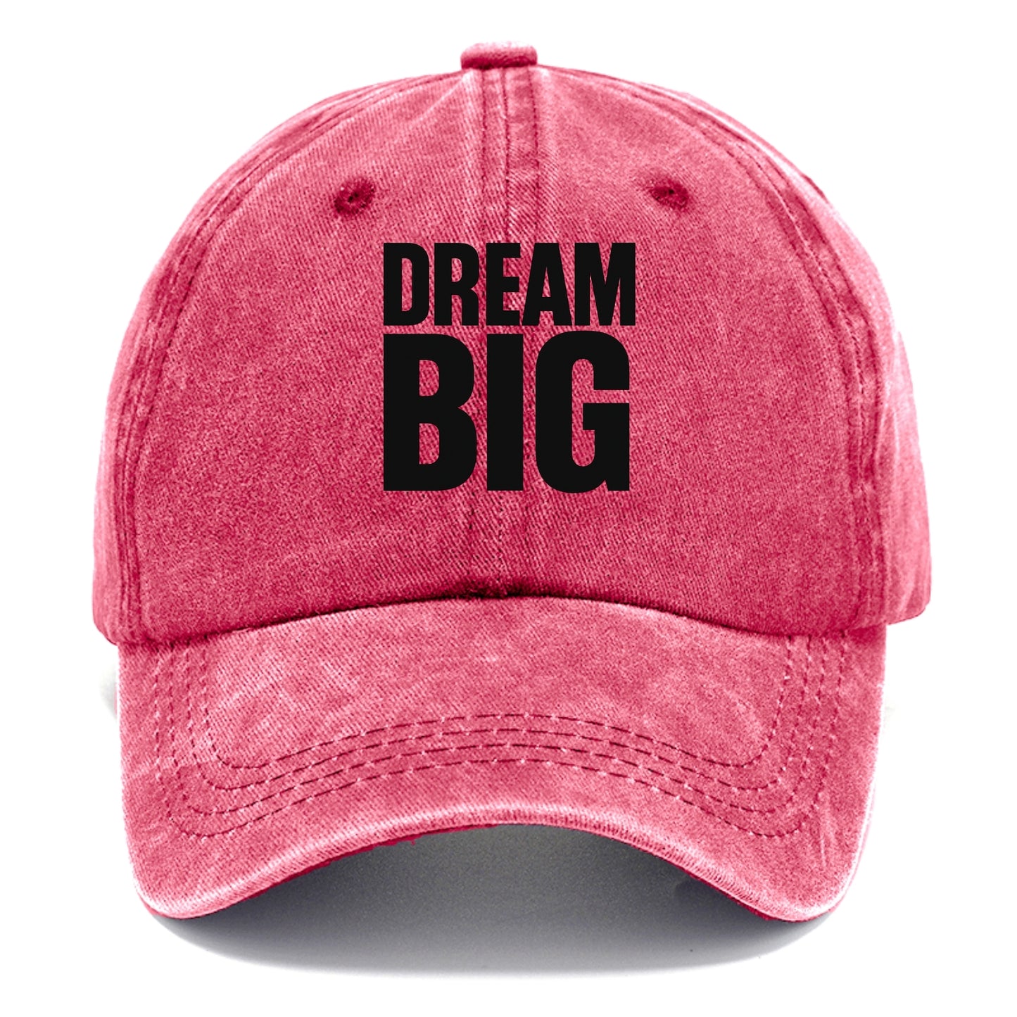 Bold typography design - "DREAM BIG" - ambitious goals, no limits - Classic Cap - Pomegranate Blush(Pink)