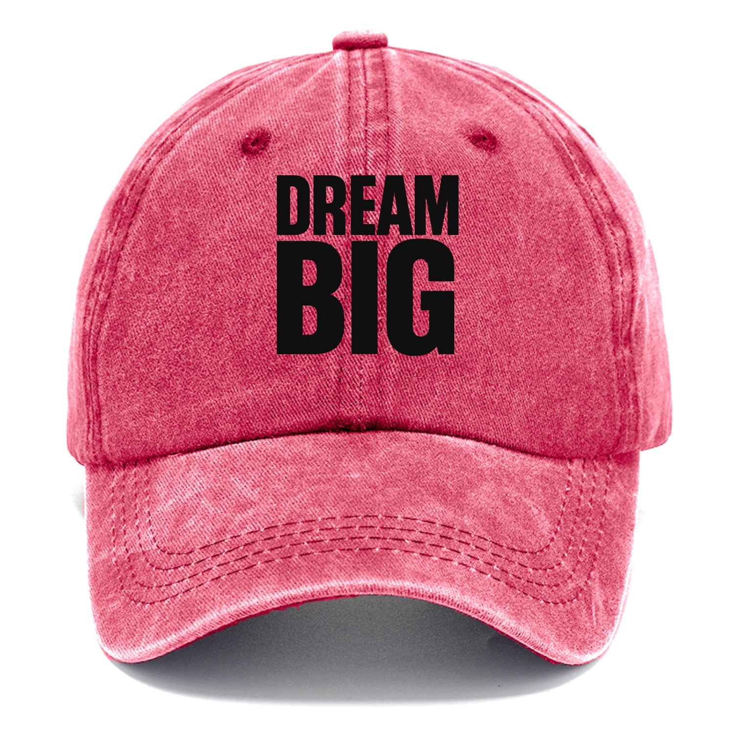 Bold typography design - "DREAM BIG" - ambitious goals, no limits - Classic Cap - Pomegranate Blush(Pink)
