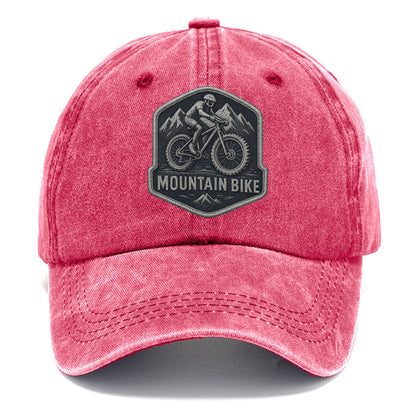 Mountain bike with rugged tires - cyclist badge - Classic Cap - Pomegranate Blush(Pink)
