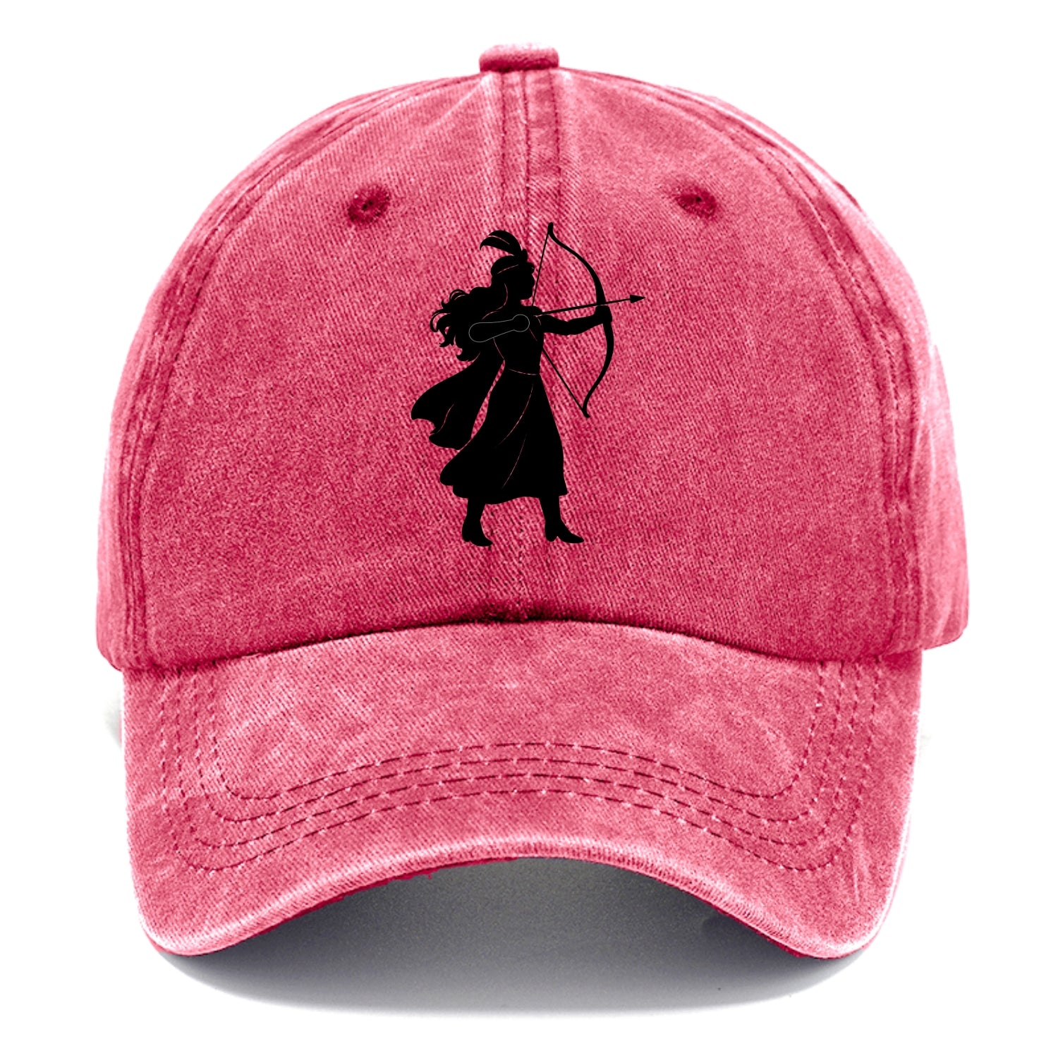 Warrior princess with bow and arrow - Classic Cap - Pomegranate Blush(Pink)