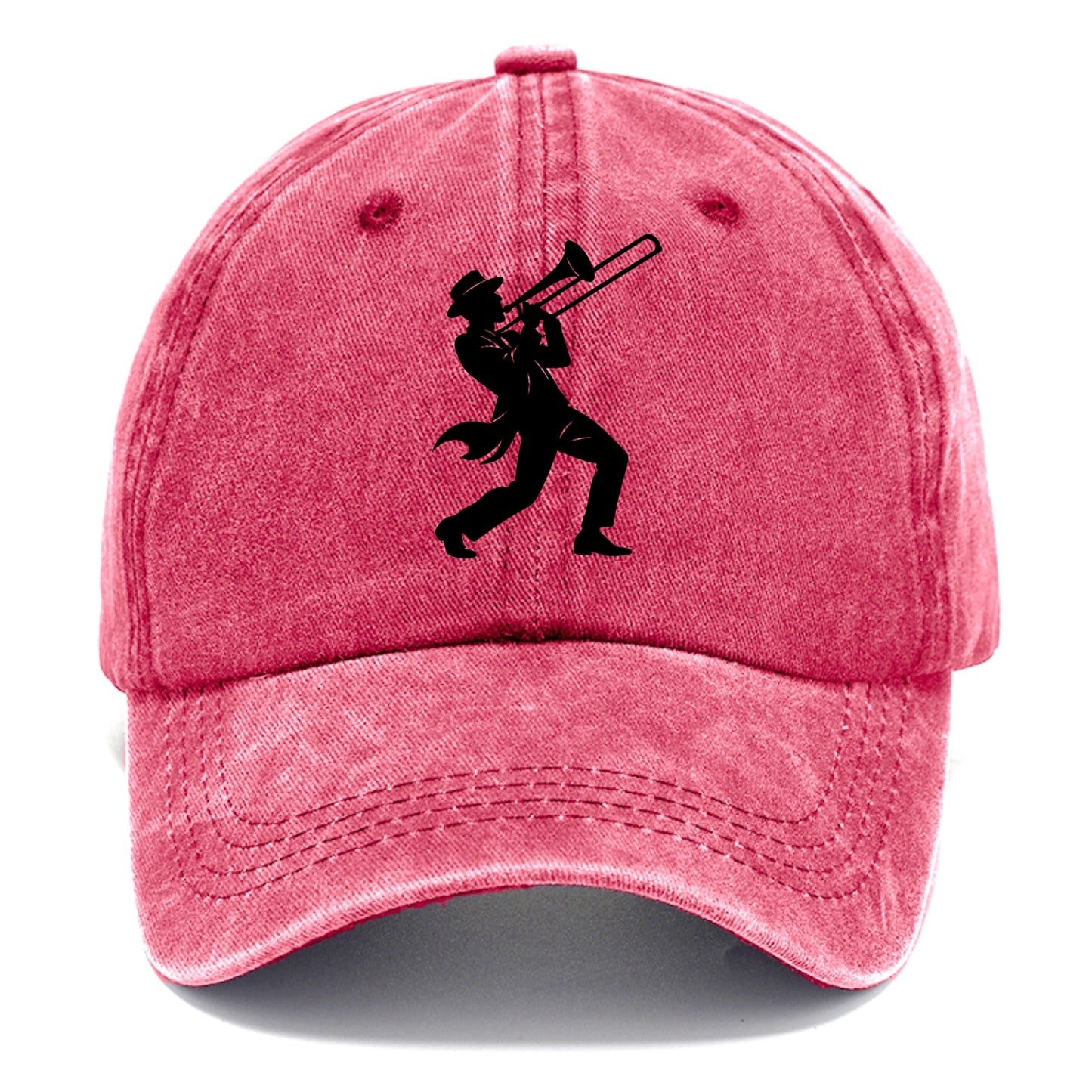 Trombone player jazz improvisation - Classic Cap - Pomegranate Blush(Pink)