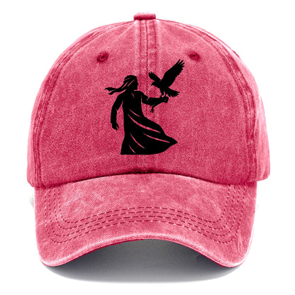 Arabian falconer with bird - Classic Cap - Pomegranate Blush(Pink)