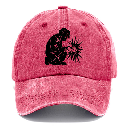 Welder sparks flying dramatically - Classic Cap - Pomegranate Blush(Pink)