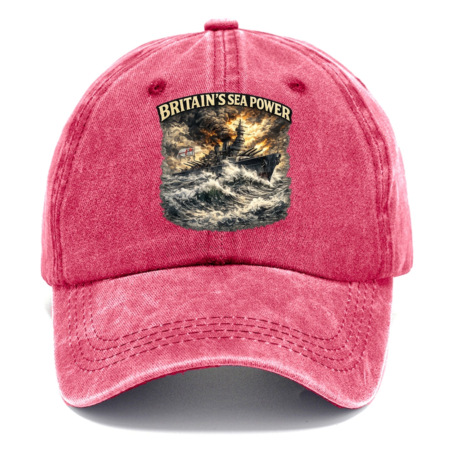 Britain's Sea Power - Classic Cap - Pomegranate Blush(Pink)
