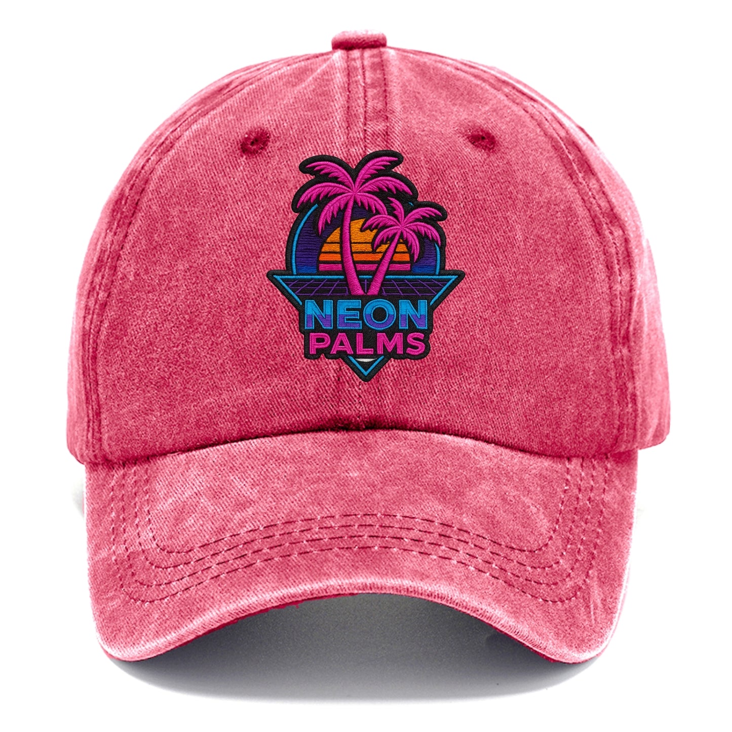 Neon Palms - Classic Cap - Pomegranate Blush(Pink)