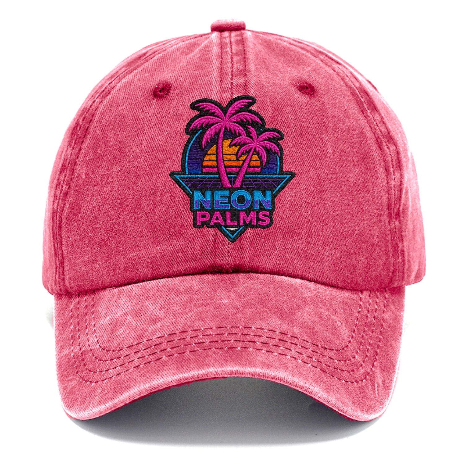 Neon Palms - Classic Cap - Pomegranate Blush(Pink)