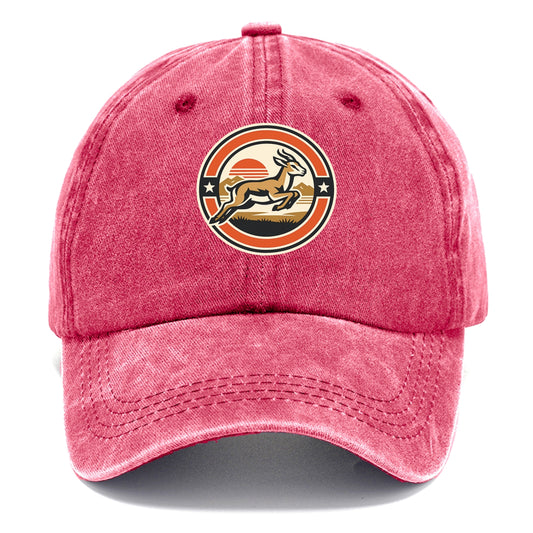 Proud Springbok Emblem - Classic Cap - Pomegranate Blush(Pink)