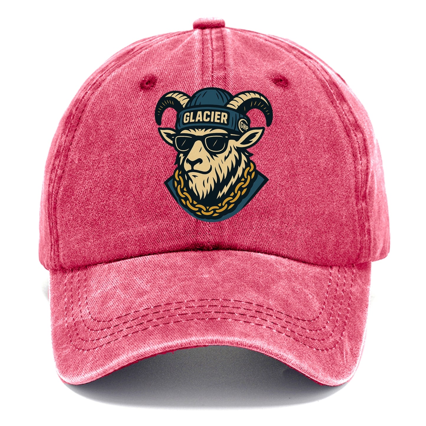 Glacier Mountain Goat - Classic Cap - Pomegranate Blush(Pink)