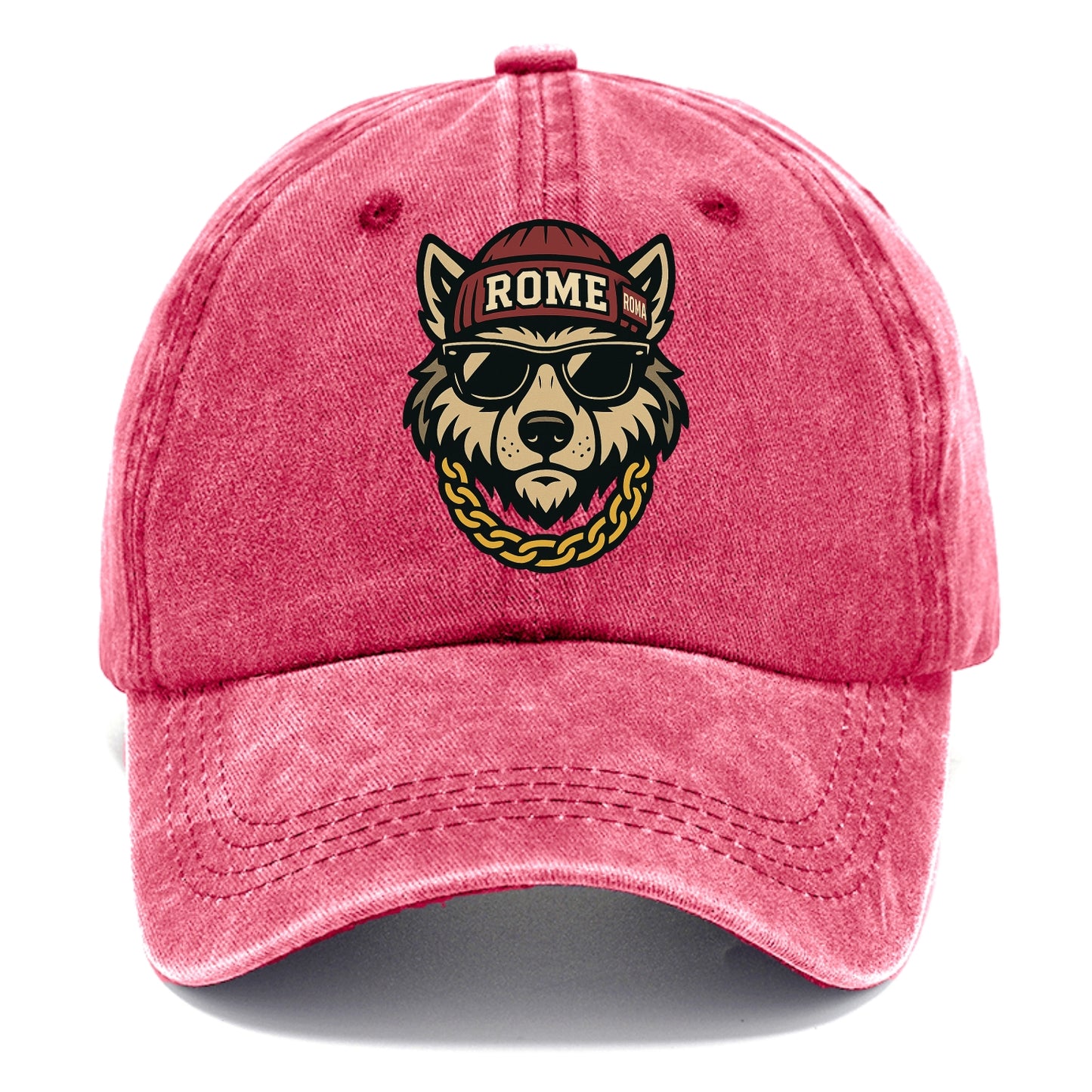 Rome Wolf - Classic Cap - Pomegranate Blush(Pink)