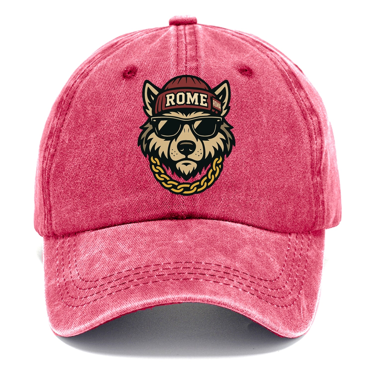 Rome Wolf - Classic Cap - Pomegranate Blush(Pink)