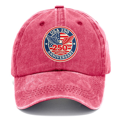 Usa 250th Anniversary Eagle - Classic Cap - Pomegranate Blush(Pink)