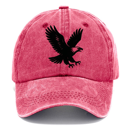 Eagle in flight - liberty and independence ink brushstrokes - Classic Cap - Pomegranate Blush(Pink)