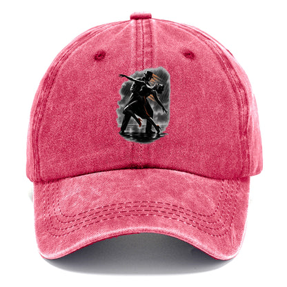 romantic dance pose with woman lifted in the air at lakeside - Classic Cap - Pomegranate Blush(Pink)