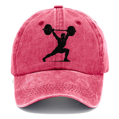 Weightlifter doing overhead snatch - Classic Cap - Pomegranate Blush(Pink)