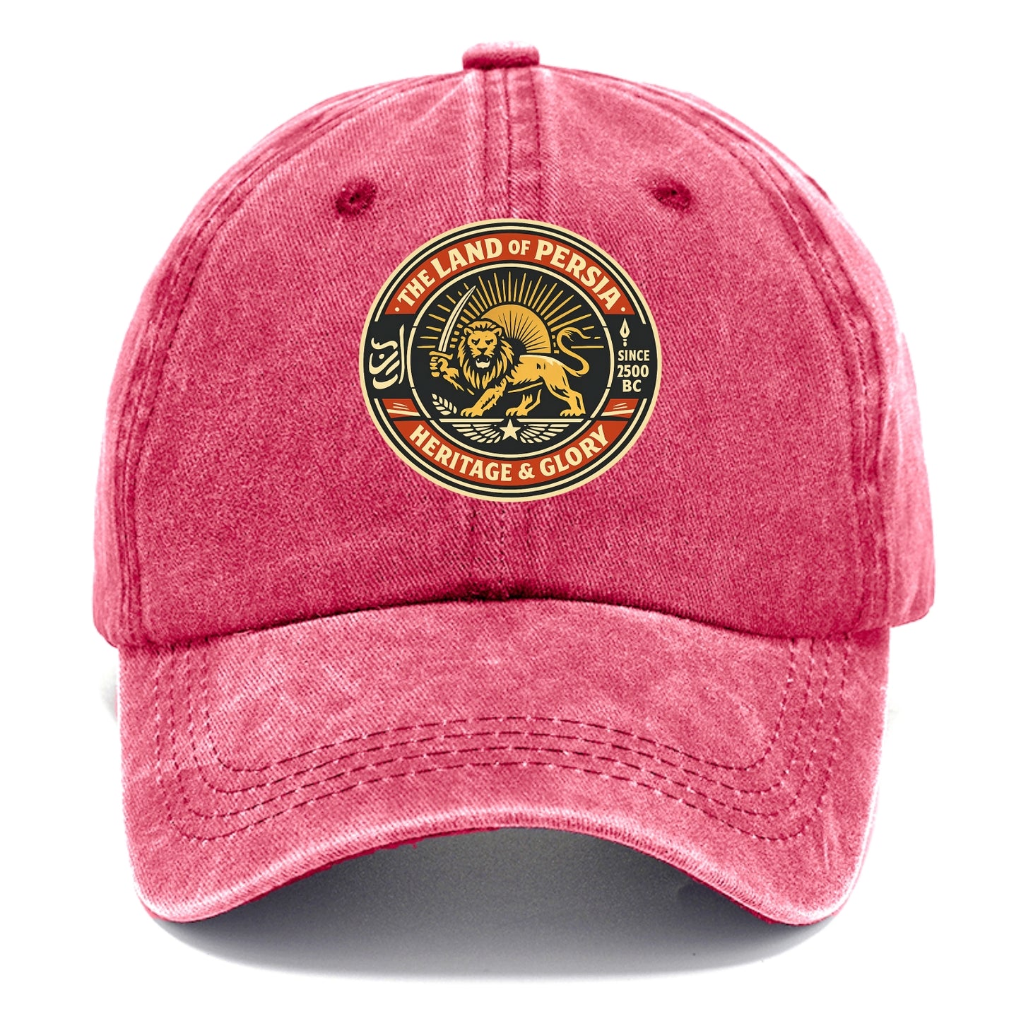 Iranian Heritage Emblem - Classic Cap - Pomegranate Blush(Pink)