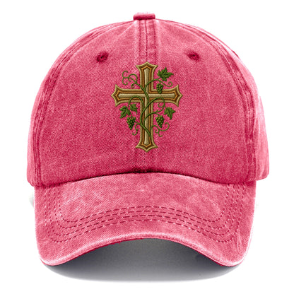 Vine Cross  - Classic Cap - Pomegranate Blush(Pink)