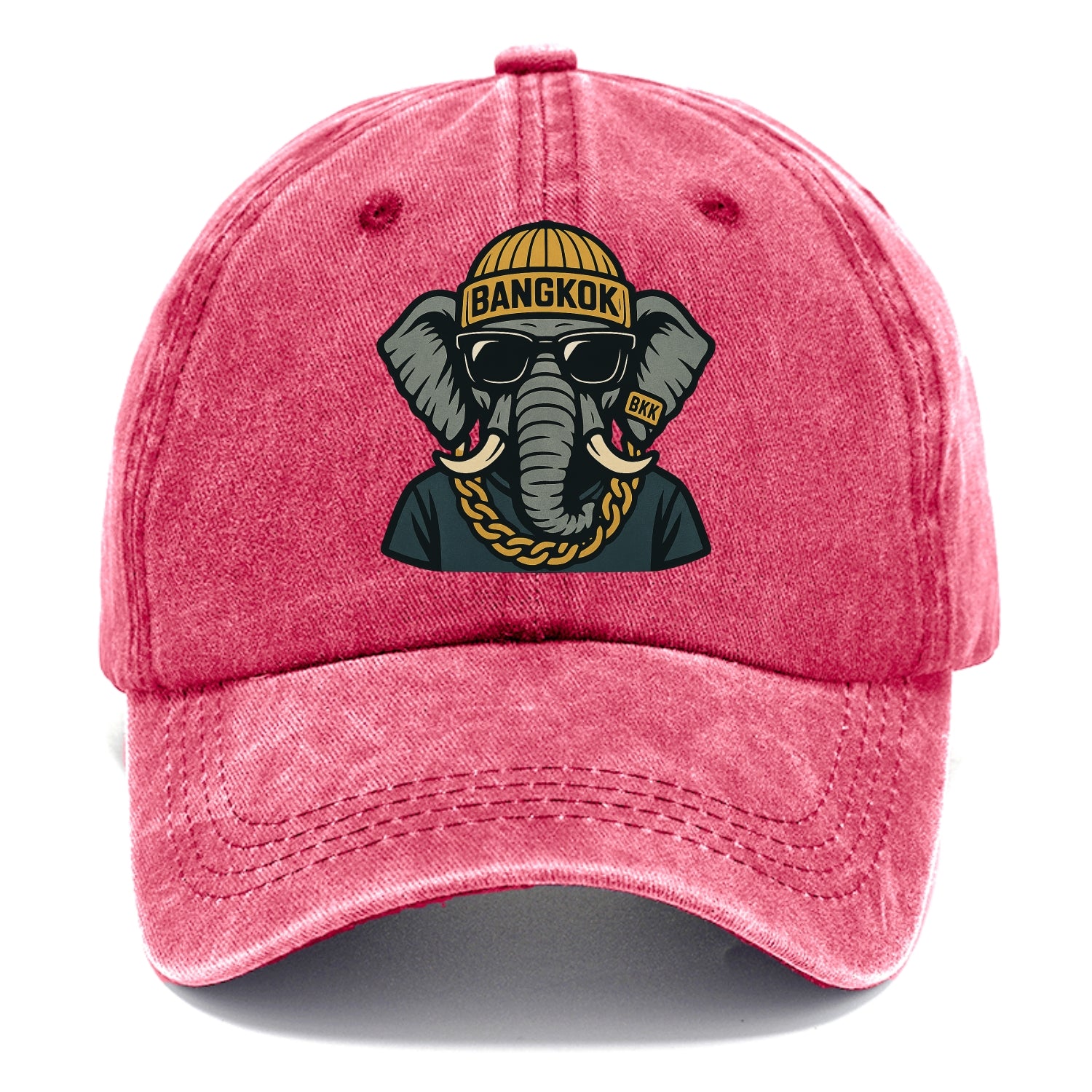 Bangkok Elephant - Classic Cap - Pomegranate Blush(Pink)
