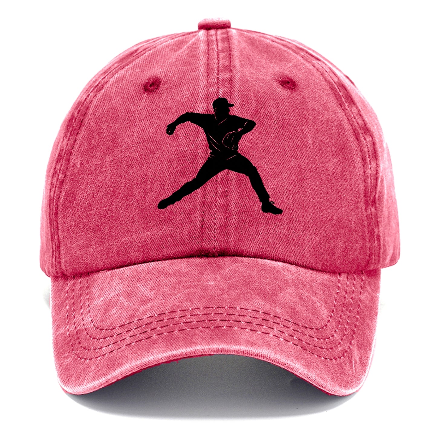 Baseball pitcher wind-up motion - Classic Cap - Pomegranate Blush(Pink)