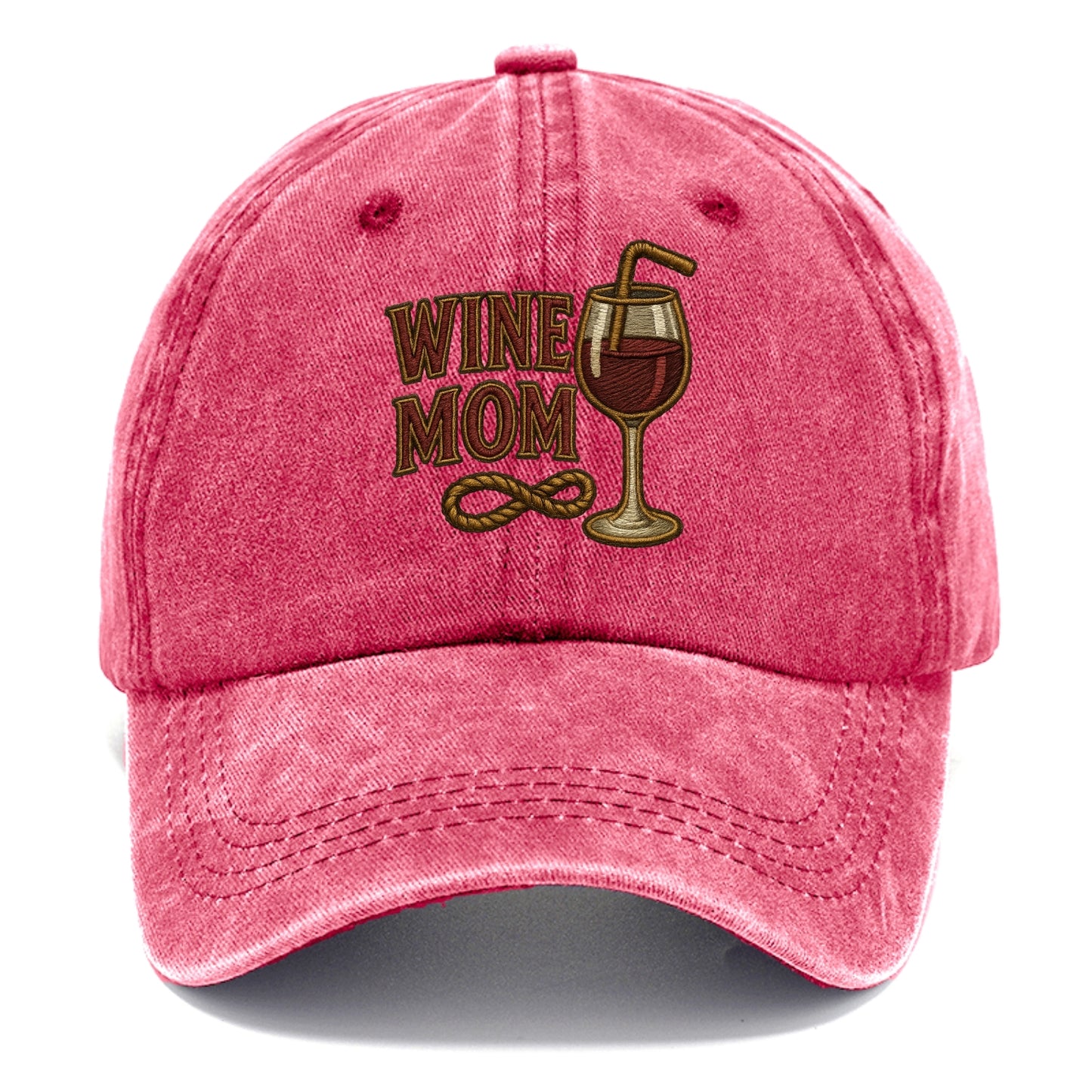 Wine Mom  - Classic Cap - Pomegranate Blush(Pink)